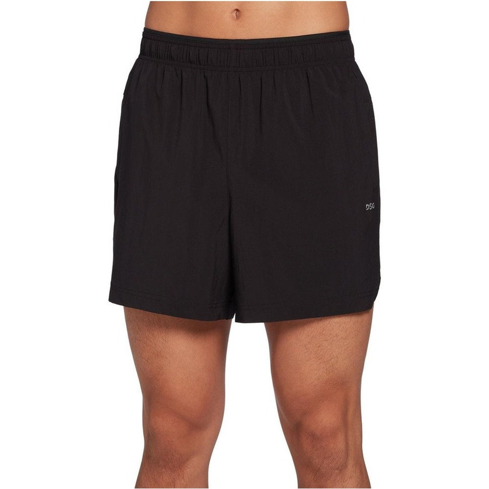 DSG Men's XL Pure Black 7" Stride Running Athletic Workout Gym Shorts OS34-36